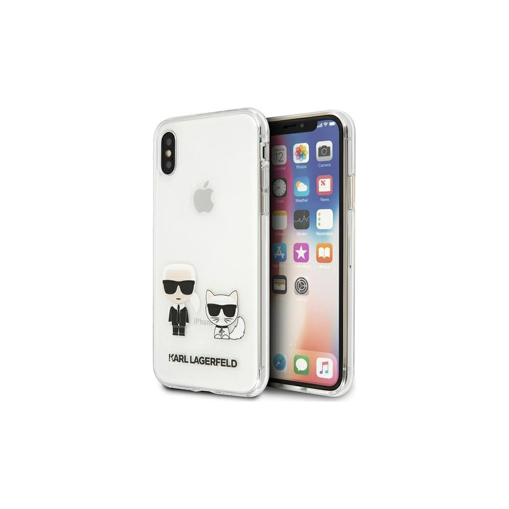 Etui Karl Lagerfeld KLHCI65CKTR Apple iPhone XS Max hardcase Transparent Karl & Choupette