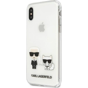 Hurtownia GSM - Etui Karl Lagerfeld KLHCI65CKTR Apple iPhone XS Max hardcase Transparent Karl & Choupette - KLD950CL - {ean13} - Hurt