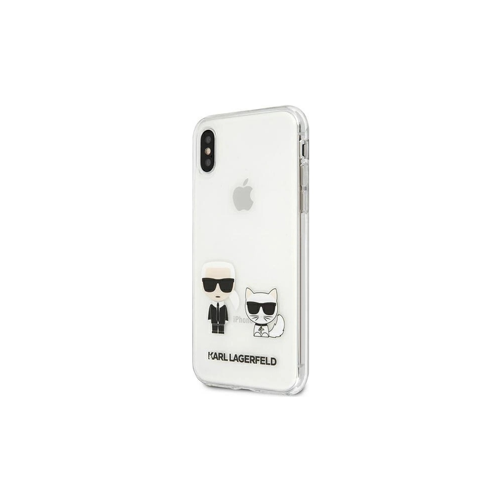 Etui Karl Lagerfeld KLHCI65CKTR Apple iPhone XS Max hardcase Transparent Karl & Choupette