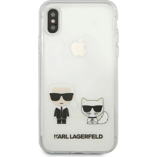 Etui Karl Lagerfeld KLHCI65CKTR Apple iPhone XS Max hardcase Transparent Karl & Choupette