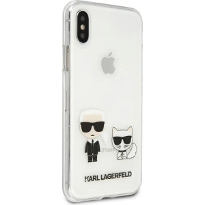 Hurtownia GSM - Etui Karl Lagerfeld KLHCI65CKTR Apple iPhone XS Max hardcase Transparent Karl & Choupette - KLD950CL - {ean13} - Hurt