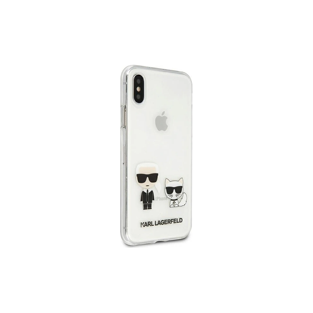 Etui Karl Lagerfeld KLHCI65CKTR Apple iPhone XS Max hardcase Transparent Karl & Choupette