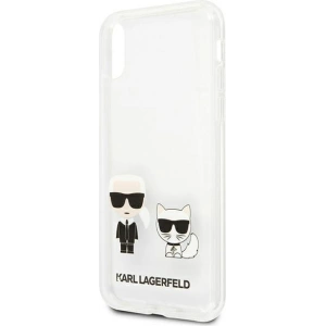 Wholesale Karl Lagerfeld KLHCI65CKTR Apple iPhone XS Max hardcase Transparent Karl & Choupette - KLD950CL - {ean13} - Hurt