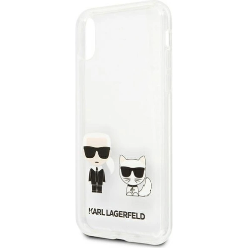 Etui Karl Lagerfeld KLHCI65CKTR Apple iPhone XS Max hardcase Transparent Karl & Choupette