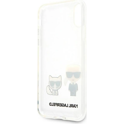 Etui Karl Lagerfeld KLHCI65CKTR Apple iPhone XS Max hardcase Transparent Karl & Choupette