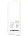 Hurtownia GSM - Etui Karl Lagerfeld KLHCI65CKTR Apple iPhone XS Max hardcase Transparent Karl & Choupette - KLD950CL - {ean13} - Hurt