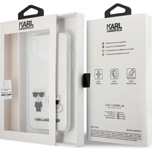 Hurtownia GSM - Etui Karl Lagerfeld KLHCI65CKTR Apple iPhone XS Max hardcase Transparent Karl & Choupette - KLD950CL - {ean13} - Hurt