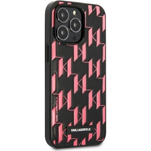 Etui Karl Lagerfeld KLHCP13LMNMP1P Apple iPhone 13 Pro hardcase różowy/pink Monogram Plaque