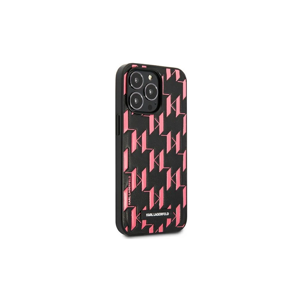 Wholesale Karl Lagerfeld KLHCP13LMNMP1P Apple iPhone 13 Pro hardcase pink Monogram Plaque - KLD953PNK - {ean13} - Hurt