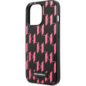 Etui Karl Lagerfeld KLHCP13LMNMP1P Apple iPhone 13 Pro hardcase różowy/pink Monogram Plaque