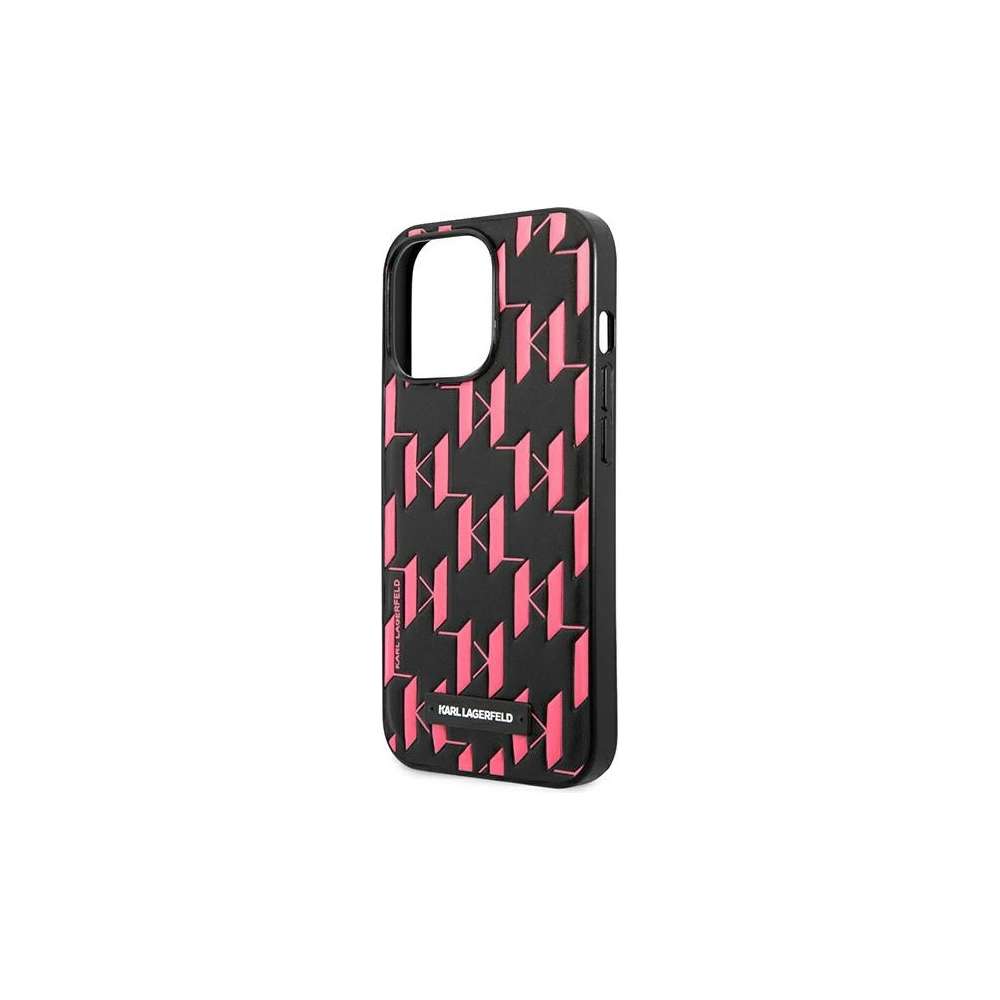 Wholesale Karl Lagerfeld KLHCP13LMNMP1P Apple iPhone 13 Pro hardcase pink Monogram Plaque - KLD953PNK - {ean13} - Hurt