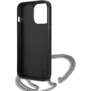 Etui Karl Lagerfeld KLHCP13LPMK Apple iPhone 13 Pro hardcase czarny/black Leather Textured and Chain