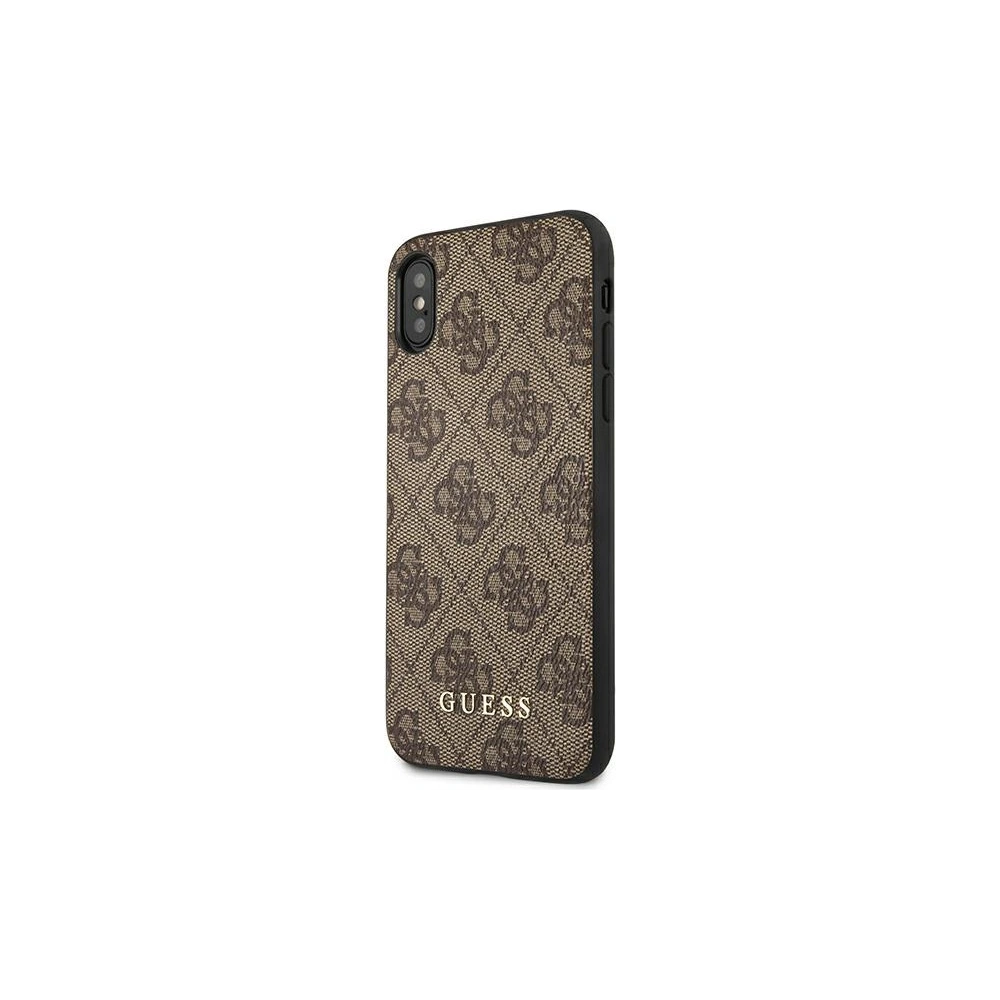 Hurtownia GSM - Etui Guess GUHCI65G4GFBR Apple iPhone XS Max hnědý/brown hard case 4G Metal Gold Logo - GUE1820BR - {ean13} - Hurt