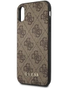 Hurtownia GSM - Case Guess GUHCI65G4GFBR Apple iPhone XS Max braun/braun Hülle Hard Case 4G Metall Gold Logo - GUE1820BR - {ean13} - Hurt