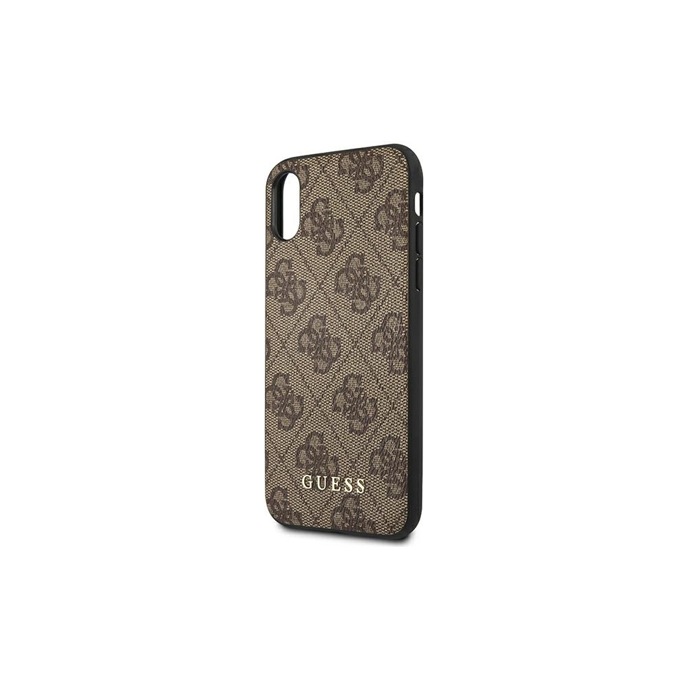 Hurtownia GSM - Etui Guess GUHCI65G4GFBR Apple iPhone XS Max hnědý/brown hard case 4G Metal Gold Logo - GUE1820BR - {ean13} - Hurt