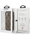 Hurtownia GSM - Case Guess GUHCI65G4GFBR Apple iPhone XS Max braun/braun Hülle Hard Case 4G Metall Gold Logo - GUE1820BR - {ean13} - Hurt