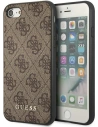 Guess GUHCI8G4GFBR Apple iPhone SE 2022/2020/8/7 brown hard case 4G Metal Gold Logo