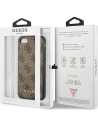 Hurtownia GSM - Etui Guess GUHCI8G4GFBR Apple iPhone SE 2022/2020/8/7 brązowy/brown hard case 4G Metal Gold Logo - GUE1821BR - {ean13} - Hurt