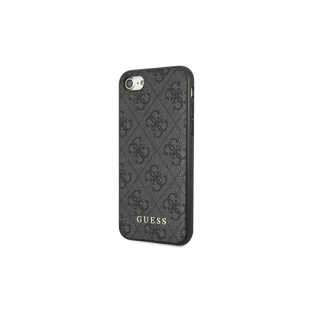 Hurtownia GSM - Etui Guess GUHCI8G4GFGR Apple iPhone SE 2022/2020/8/7 szary/grey hard case 4G Metal Gold Logo - GUE1822GRY - {ean13} - Hurt