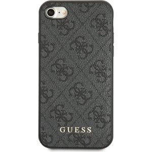 Hurtownia GSM - Etui Guess GUHCI8G4GFGR Apple iPhone SE 2022/2020/8/7 szary/grey hard case 4G Metal Gold Logo - GUE1822GRY - {ean13} - Hurt