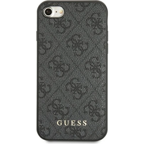 Etui Guess GUHCI8G4GFGR Apple iPhone SE 2022/2020/8/7 szary/grey hard case 4G Metal Gold Logo