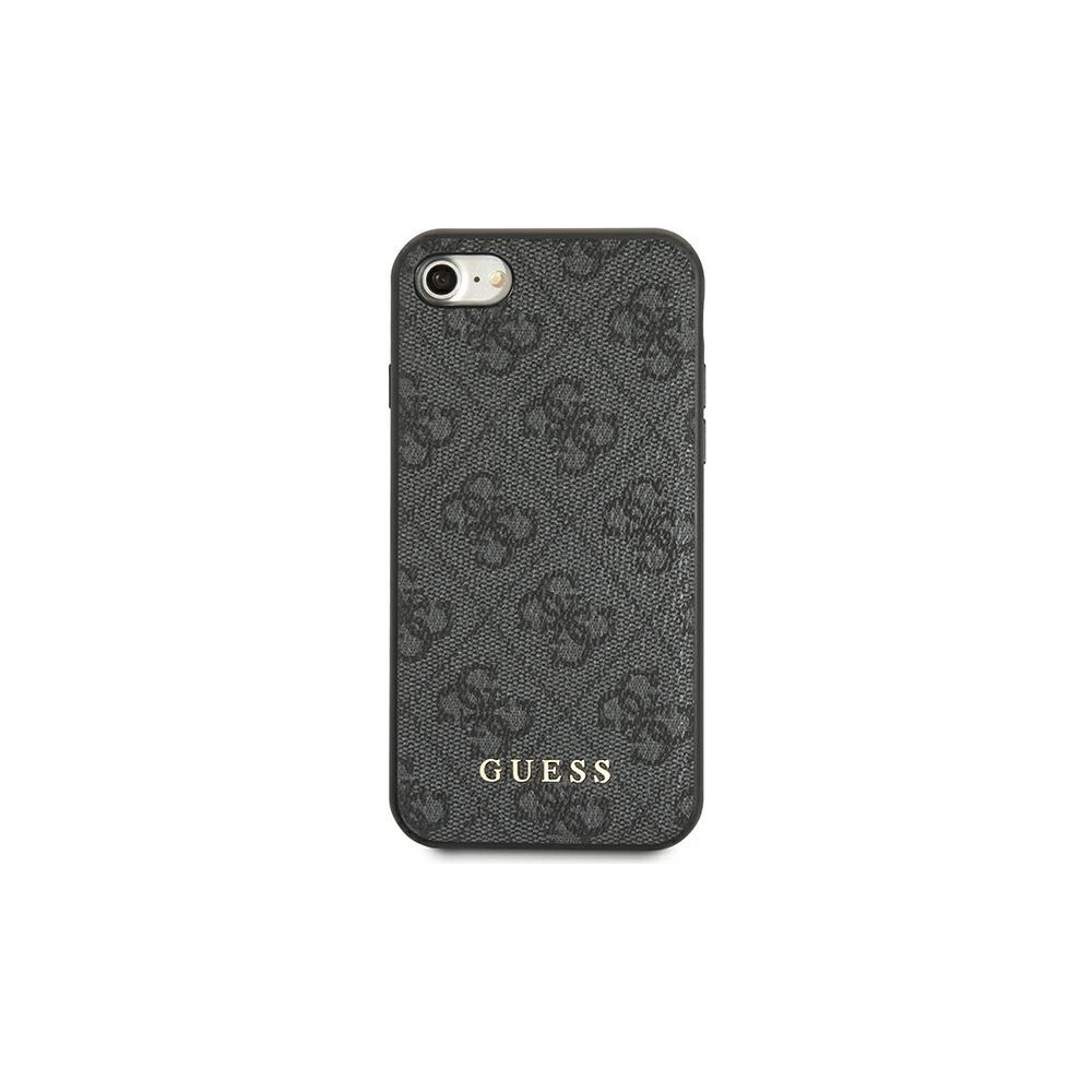 Hurtownia GSM - Etui Guess GUHCI8G4GFGR Apple iPhone SE 2022/2020/8/7 szary/grey hard case 4G Metal Gold Logo - GUE1822GRY - {ean13} - Hurt