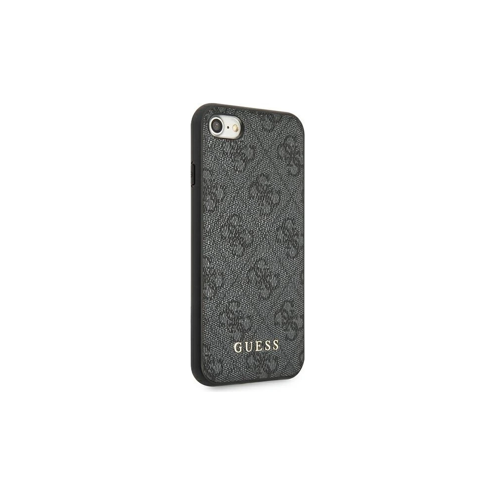 Hurtownia GSM - Etui Guess GUHCI8G4GFGR Apple iPhone SE 2022/2020/8/7 szary/grey hard case 4G Metal Gold Logo - GUE1822GRY - {ean13} - Hurt