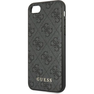 Hurtownia GSM - Etui Guess GUHCI8G4GFGR Apple iPhone SE 2022/2020/8/7 szary/grey hard case 4G Metal Gold Logo - GUE1822GRY - {ean13} - Hurt