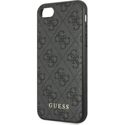 Etui Guess GUHCI8G4GFGR Apple iPhone SE 2022/2020/8/7 szary/grey hard case 4G Metal Gold Logo