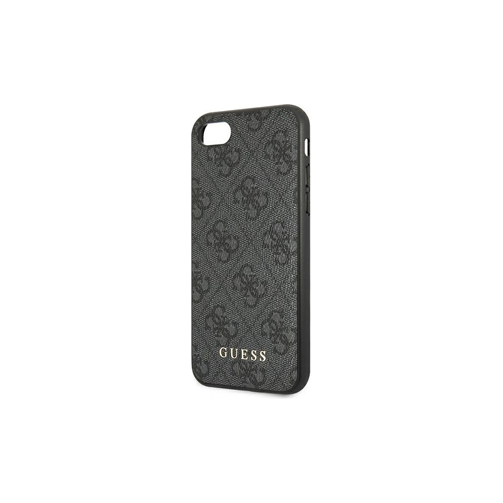 Hurtownia GSM - Etui Guess GUHCI8G4GFGR Apple iPhone SE 2022/2020/8/7 szary/grey hard case 4G Metal Gold Logo - GUE1822GRY - {ean13} - Hurt