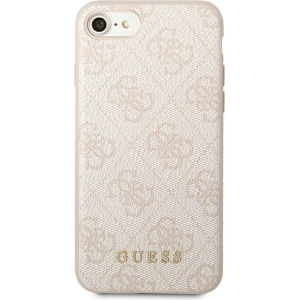 Hurtownia GSM - Case Guess GUHCI8G4GFPI Apple iPhone SE 2022/2020/8/7 rosa/pink Hartschale 4G Metal Gold Logo - GUE1823PNK - {ean13} - Hurt