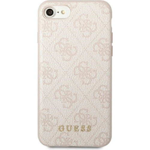 Etui Guess GUHCI8G4GFPI Apple iPhone SE 2022/2020/8/7 różowy/pink hard case 4G Metal Gold Logo