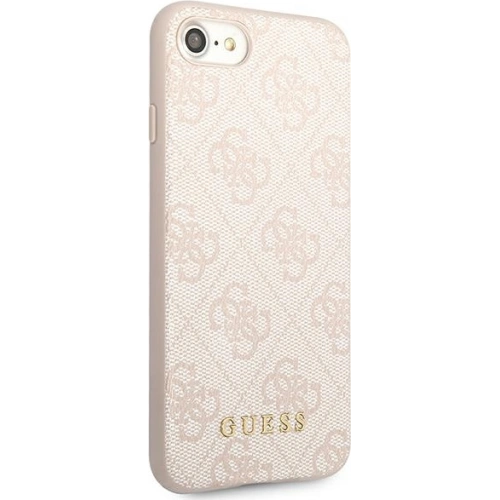 Etui Guess GUHCI8G4GFPI Apple iPhone SE 2022/2020/8/7 różowy/pink hard case 4G Metal Gold Logo