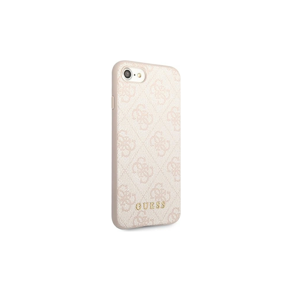 Hurtownia GSM - Etui Guess GUHCI8G4GFPI Apple iPhone SE 2022/2020/8/7 růžové/ružové tvrdé pouzdro 4G Metal Gold Logo - GUE1823PNK - {ean13} - Hurt