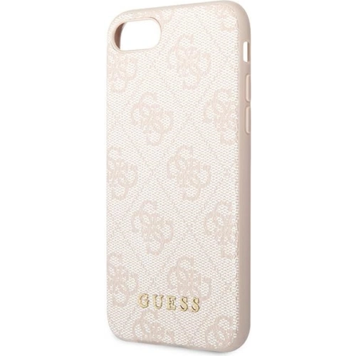 Etui Guess GUHCI8G4GFPI Apple iPhone SE 2022/2020/8/7 różowy/pink hard case 4G Metal Gold Logo