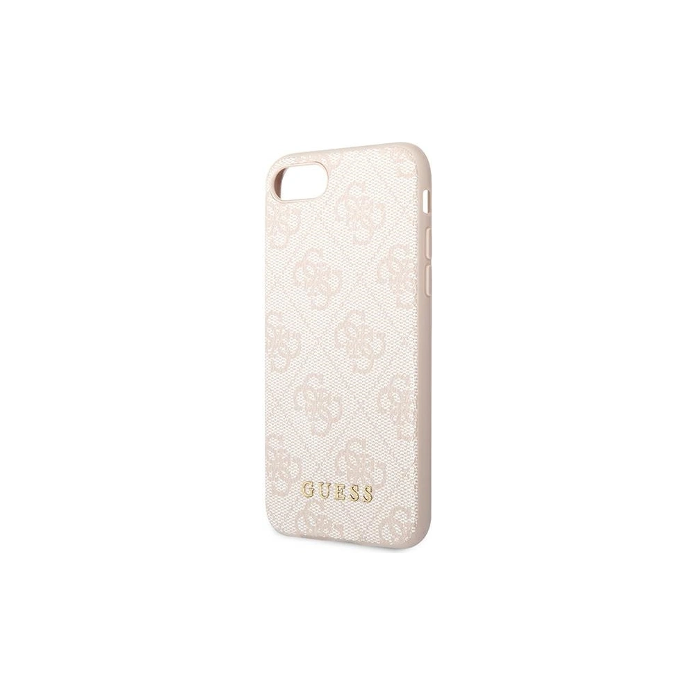 Hurtownia GSM - Etui Guess GUHCI8G4GFPI Apple iPhone SE 2022/2020/8/7 růžové/ružové tvrdé pouzdro 4G Metal Gold Logo - GUE1823PNK - {ean13} - Hurt