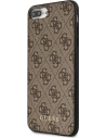 Hurtownia GSM - Etui Guess GUHCI8LG4GFBR Apple iPhone 8/7 Plus brązowy/brown hard case 4G Metal Gold Logo - GUE1824BR - {ean13} - Hurt