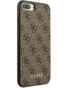 Hurtownia GSM - Etui Guess GUHCI8LG4GFBR Apple iPhone 8/7 Plus brązowy/brown hard case 4G Metal Gold Logo - GUE1824BR - {ean13} - Hurt