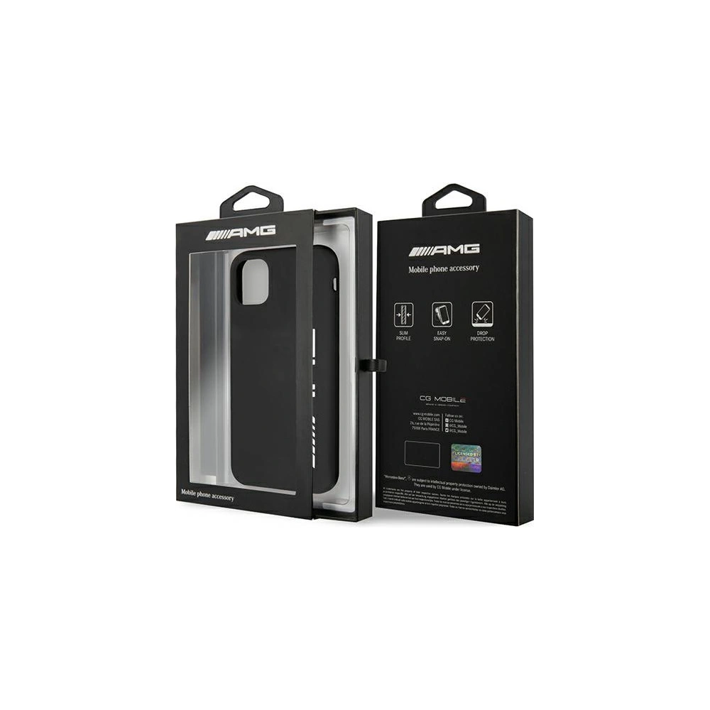 Hurtownia GSM - Etui Mercedes AMG AMHCN61SGLBGN Apple iPhone 11 černý/black hardcase silikonové velké logo - MRS048BLK - {ean13} - Hurt
