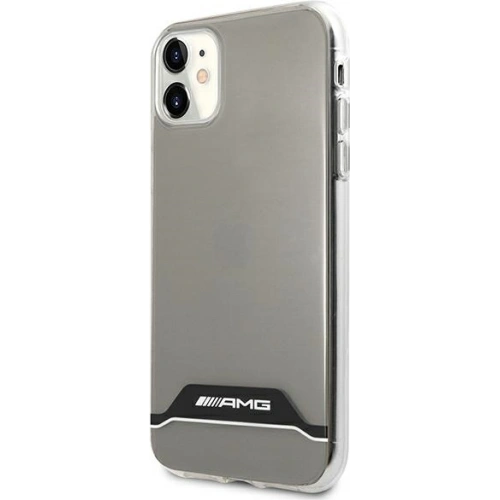 Etui Mercedes AMG AMHCN61TCBW Apple iPhone 11 przezroczysty/transparent hardcase Electroplate Black&White