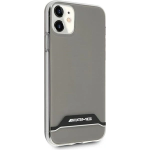 Wholesale Mercedes AMG AMHCN61TCBW Apple iPhone 11 transparent hardcase Electroplate Black&White - MRS049CL - {ean13} - Hurt