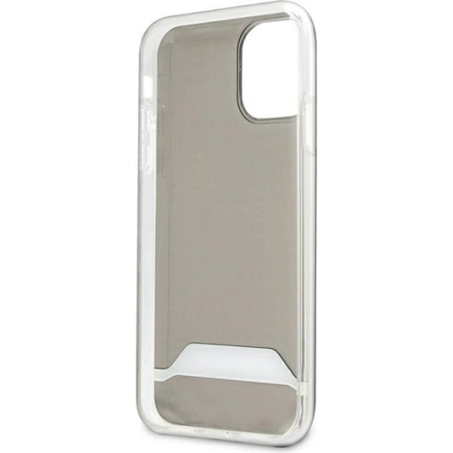 Etui Mercedes AMG AMHCN61TCBW Apple iPhone 11 przezroczysty/transparent hardcase Electroplate Black&White