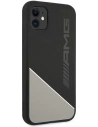 Hurtownia GSM - Etui Mercedes AMG AMHCN61WGDBK Apple iPhone 11 szary/grey hardcase Silicone Two Tones - MRS050GRY - {ean13} - Hurt