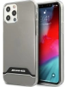 Etui Mercedes AMG AMHCP12MTCBW Apple iPhone 12/12 Pro przezroczysty/transparent hardcase Electroplate Black&White