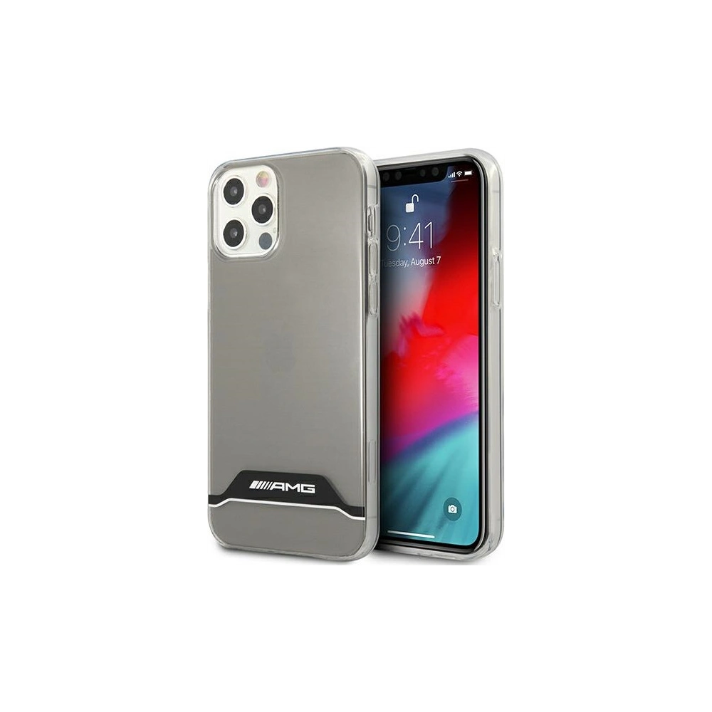Hurtownia GSM - Etui Mercedes AMG AMHCP12MTCBW Apple iPhone 12/12 Pro průhledný/transparentní hardcase Electroplate Black&White - MRS051CL - {ean13} - Hurt
