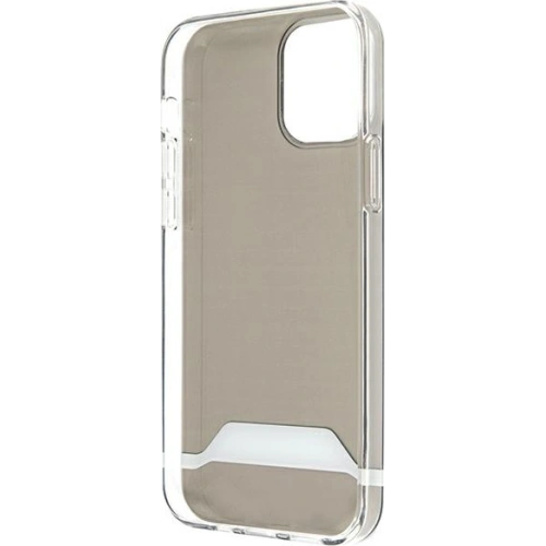 Etui Mercedes AMG AMHCP12MTCBW Apple iPhone 12/12 Pro przezroczysty/transparent hardcase Electroplate Black&White