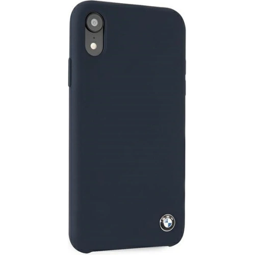 Etui BMW BMHCI61SILNA Apple iPhone XR granatowy/navy hardcase Silicone Signature