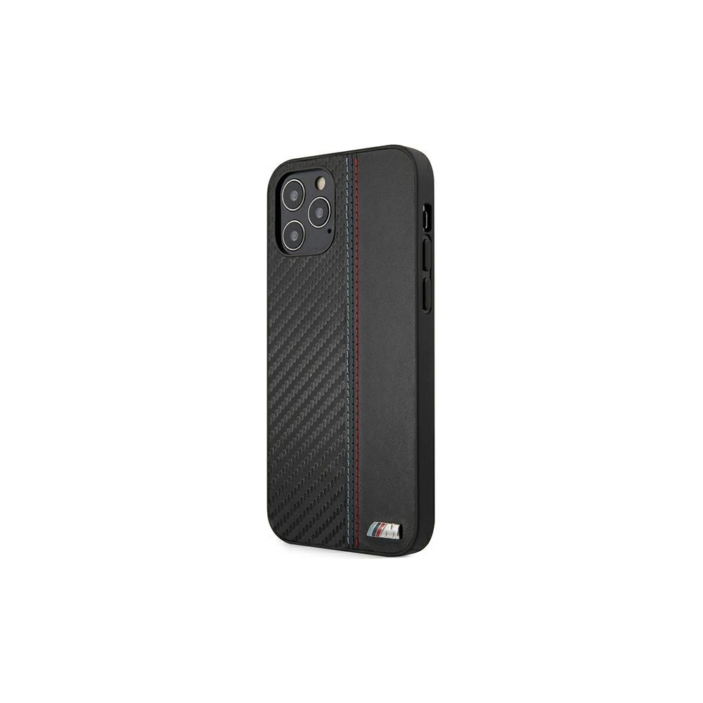Hurtownia GSM - Etui BMW BMHCP12LMOCABK Apple iPhone 12 Pro Max černý/black hardcase Carbon Tricolor - BMW293BLK - {ean13} - Hurt