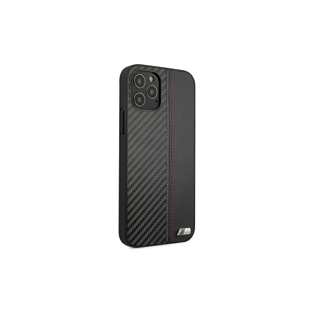 Hurtownia GSM - Etui BMW BMHCP12LMOCABK Apple iPhone 12 Pro Max černý/black hardcase Carbon Tricolor - BMW293BLK - {ean13} - Hurt