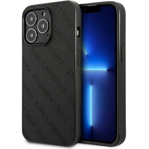Etui Karl Lagerfeld KLHCP13LPTLK Apple iPhone 13 Pro hardcase czarny/black Perforated Allover